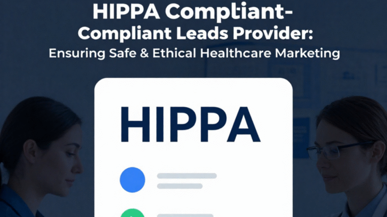 HIPAA Compliant Leads Provider